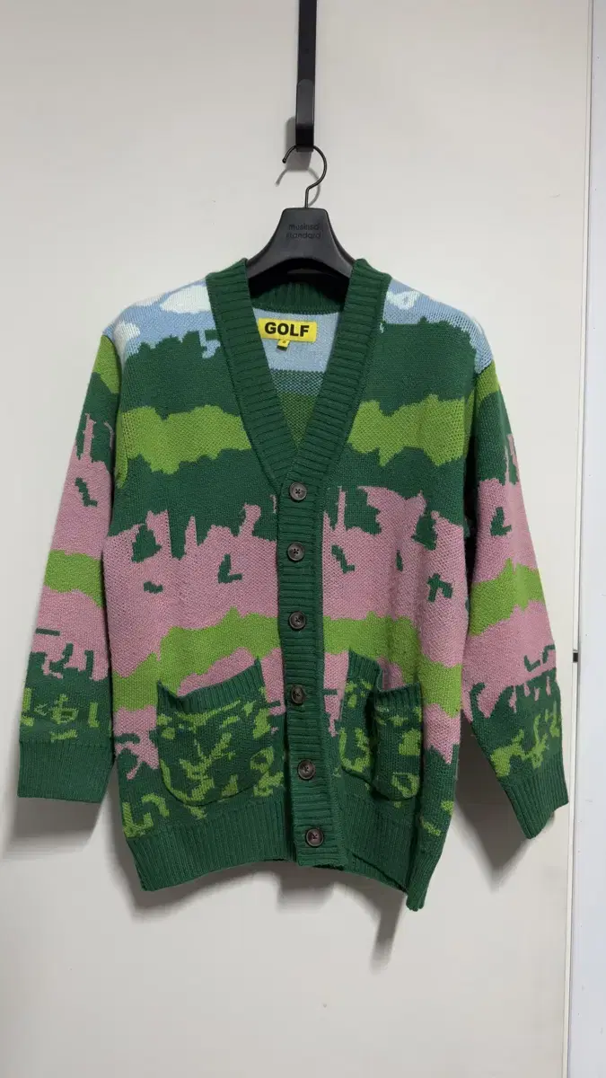 [S] 골프왕 Golf Wang Landscape Cardigan